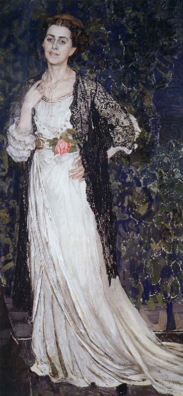 The Portrait of Mrs.Makovska, Alexander Yakovlevich GOLOVIN